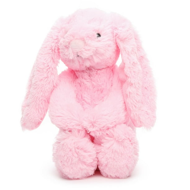 ~ ADORABLE 9 INCH PLUSH STUFFED LIGHT PINK BABY EASTER BUNNY RABBIT NEW SPRING ~